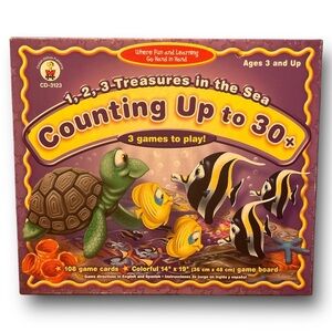 1,2,3 Treasures in the sea counting up to 30+ Educational Game
